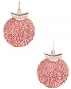 GUESS Gold-Tone and Pink Stingray-Texture Disc, POP COLOR