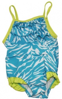 Carters Infant Girls 1 Piece Swimsuit, Teal, 12 Months Carters Infant Girls 1 Piece Swimsuit, Teal, 12 Months