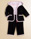 The baby equivalent of a couture suit, in smart colors
