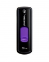 Transcend 32 GB JetFlash 500 Retractable USB Flash Drive - TS32GJF500E (Black)