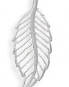 Cougar Town ~ Jules Cobb ~ .925 Sterling Silver Cutout Leaf Design Pendant Slide