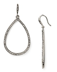 Add understated detail to an evening look with Lauren Ralph Lauren's teardrop hoop earrings. Whether black tie or cocktail, this pair adds a just right touch of sparkle. Add understated detail to an evening look with Lauren Ralph Lauren's teardrop hoop earrings. Whether black tie or cocktail, this pair adds a just right touch of sparkle.