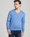 Michael Kors Solid V Neck Sweater