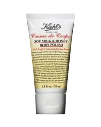 Luxurious, creamy formula with rich natural butters and ground Luffa Fruit to exfoliate body skin without drying. Body polish nurtures skin with Pure Honey and Soy Milk Protein, leaving it comfortably soft, smooth, and primed for moisturization. Now in a travel-ready size! Luxurious, creamy formula with rich natural butters and ground Luffa Fruit to exfoliate body skin without drying. Body polish nurtures skin with Pure Honey and Soy Milk Protein, leaving it comfortably soft, smooth, and primed for moisturization. Now in a travel-ready size!