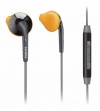 Philips ActionFit Sports In-Ear Headphones with Mic and Music Control - Gray/Yellow (SHQ1007/28)