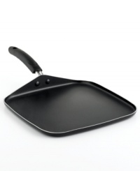 Your favorites come easy on this versatile nonstick griddle, the ideal kitchen companion for whipping up a breakfast buffet or healthy family dinner. The durable nonstick finish lets you cook with less fats or oils to transform your daily diet. Limited lifetime warranty. Your favorites come easy on this versatile nonstick griddle, the ideal kitchen companion for whipping up a breakfast buffet or healthy family dinner. The durable nonstick finish lets you cook with less fats or oils to transform your daily diet. Limited lifetime warranty.