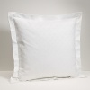 Accented with Charisma's signature diamond motif, this versatile sham is classically styled for elegance that endures.