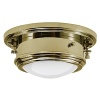 Simple and subdued, this ceiling fixture shines nicely in any home.