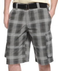 Follow all the right lines. These plaid shorts from American Rag are ready to rock your weekend. Follow all the right lines. These plaid shorts from American Rag are ready to rock your weekend.