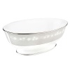 Lenox Bellina Bone China Platinum Banded Open Vegetable Bowl