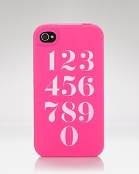 Get dialed in with this silicone iPhone case from kate spade new york. It's bold hue and splashy numbers are sure to spark conversation (and smiles.) Get dialed in with this silicone iPhone case from kate spade new york. It's bold hue and splashy numbers are sure to spark conversation (and smiles.)
