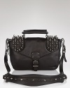 Cast in slick leather with a versatile cross-the-body shape, this messenger bag from Sam Edelman is completely on-edge. Dusk till dawn it imbues every look with a darkly styled dash.
