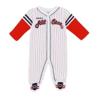 Carter's Baby Boys Mommy's Allstar/Property of Mommy Cotton Easy Entry Sleep & Play Coverall (9 Months)