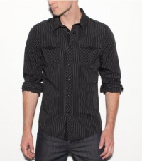 G by GUESS Wickam Long-Sleeve Shirt, JET BLACK (MEDIUM) G by GUESS Wickam Long-Sleeve Shirt, JET BLACK (MEDIUM)
