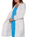 Baby Phat Signature Slim Fitting 34.5 Long Lab Coat (XS-3XL). Baby Ph- Sku:Cherokees26370WHBPS; Color:White; Size:S S