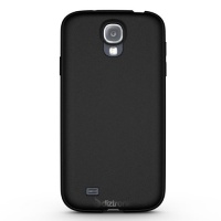 Diztronic Matte Back Black Flexible TPU Case for Samsung Galaxy S4 - Retail Packaging