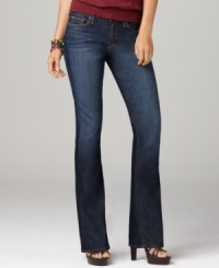 The Sofia bootcut from Lucky Brand Jeans are cut low for a hip-hugging fit! Pair them with a peasant top for a bohemian-inspired look. The Sofia bootcut from Lucky Brand Jeans are cut low for a hip-hugging fit! Pair them with a peasant top for a bohemian-inspired look.