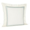 A classic sateen border trims this elegant sham by SFERRA, woven from super soft Egyptian cotton.