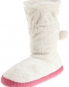 Betsey Johnson Women's Flirty Faux Fur Slipper Boot