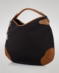 Put practical accessorizing on your agenda with versatile hobo from Lauren Ralph Lauren. This bag's shoulder-friendly silhouette ensures ease on days with an endless to-do list. Put practical accessorizing on your agenda with versatile hobo from Lauren Ralph Lauren. This bag's shoulder-friendly silhouette ensures ease on days with an endless to-do list.