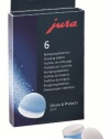 Jura Cleaning Tablets for all Jura Automatic Coffee Centers, Pack of 6