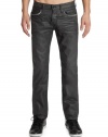 GUESS Lincoln Jeans in Gunmetal Grey Solar Was