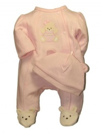 Little Me Bear Layette Pink, 6 Months Little Me Bear Layette Pink, 6 Months