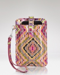 Hit print in practical fashion with this leather iPhone case from Lodis Accessories, sized to stow your PDA. Hit print in practical fashion with this leather iPhone case from Lodis Accessories, sized to stow your PDA.