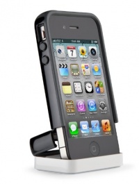 Speck Products CandyShell Flip Case for iPhone 4/4S - 1 Pack - Carrying Case - Retail Packaging - Black/Dark Grey