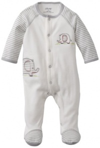 Little Me Baby-Boys Elephant Footie, White, 3 Months Little Me Baby-Boys Elephant Footie, White, 3 Months