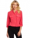 Parker Women's Button Pocket Top