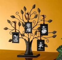 MEDIUM FAMILY TREE PICTURE FRAME - MEDIUM FAMILY TREE WITH FOUR PICTURE FRAMES - Frame