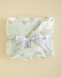 Usher your newborn into the world in luxurious comfort and sweet style. Little Giraffe's super fluffy blanket is simply adorned in polkadots with sateen trim. Usher your newborn into the world in luxurious comfort and sweet style. Little Giraffe's super fluffy blanket is simply adorned in polkadots with sateen trim.