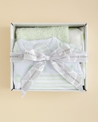 A thoughtful gift for an expectant mother, this fluffy blanket, gown and giraffe-ear cap bring fun, luxury and true comfort to those first crucial months. A thoughtful gift for an expectant mother, this fluffy blanket, gown and giraffe-ear cap bring fun, luxury and true comfort to those first crucial months.