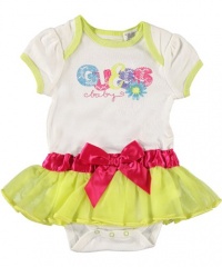 Guess Skirted Little Lady Lace Skirted Bodysuit (Sizes 0M - 9M) - lime, 6 - 9 months Guess Skirted Little Lady Lace Skirted Bodysuit (Sizes 0M - 9M) - lime, 6 - 9 months