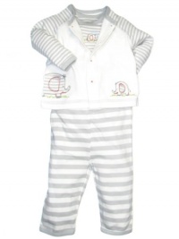 Little Me Baby-Boys Newborn Elephants Take Me Home Sleepwear Set , Gray Multi, 9 Months Little Me Baby-Boys Newborn Elephants Take Me Home Sleepwear Set , Gray Multi, 9 Months