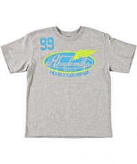 Akademiks Muscle Car Repair T-Shirt (Sizes 8 - 20) - gray, 14 - 16 Akademiks Muscle Car Repair T-Shirt (Sizes 8 - 20) - gray, 14 - 16