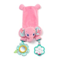 Bright Starts Cuddly Carrier Pal Toy, Pretty in Pink