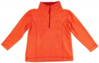 Gutsy Toddler Girls Orange Long Sleeve Half Zipped Fleece Jacket/Top 3T 4T Gutsy Toddler Girls Orange Long Sleeve Half Zipped Fleece Jacket/Top 3T 4T