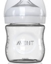 Philips AVENT 4 Ounce Natural Glass Bottle, 1-Pack