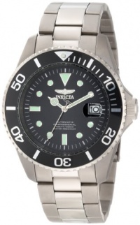 Invicta Men's 0420 Pro Diver Automatic Black Dial Titanium Watch Invicta Men's 0420 Pro Diver Automatic Black Dial Titanium Watch