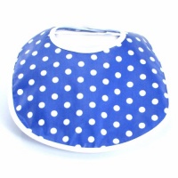 Infantissima Laminated Infant Bib, Dot Royal Blue Infantissima Laminated Infant Bib, Dot Royal Blue