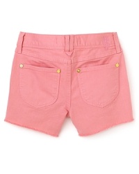 Cute cutoffs for a carefree look that will keep her stylish all summer long. Cute cutoffs for a carefree look that will keep her stylish all summer long.