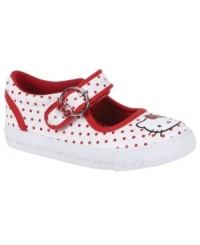 Get off on the right foot. Polka dot Hello Kitty® shoes from Keds® will start her day with a smile. Get off on the right foot. Polka dot Hello Kitty® shoes from Keds® will start her day with a smile.