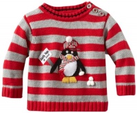 Kitestrings Baby-Boys Newborn Penguin Long Sleeve Sweater, Grey Heather, 0-3 Months Kitestrings Baby-Boys Newborn Penguin Long Sleeve Sweater, Grey Heather, 0-3 Months