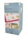Silicone Baking Liners 3-Pack: Colors Vary