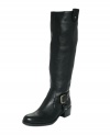 A solitary buckle stands out against the sleek upper of the Renya riding boots by Circa by Joan & David.