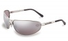 Harley-Davidson HD503 Safety Glasses with Silver Matte Frame and Silver Mirror Tint Hardcoat Lens