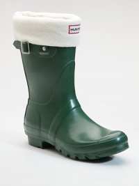 The shorter version of a classic favorite with front logo detail.Shaft, 7 Leg circumference, 14 Round toe Pull-on style Rubber sole Imported Please note: During manufacturing, a white wax is inserted into the mix to protect the rubber. This wax can give these boots a white, cloudy look called blooming. It does this to protect the rubber from drying out. The shorter version of a classic favorite with front logo detail.Shaft, 7 Leg circumference, 14 Round toe Pull-on style Rubber sole Imported Please note: During manufacturing, a white wax is inserted into the mix to protect the rubber. This wax can give these boots a white, cloudy look called blooming. It does this to protect the rubber from drying out.