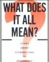 What Does It All Mean?: A Very Short Introduction to Philosophy